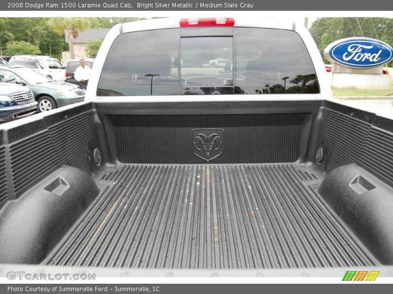 Bright Silver Metallic / Medium Slate Gray 2008 Dodge Ram 1500 Laramie Quad Cab