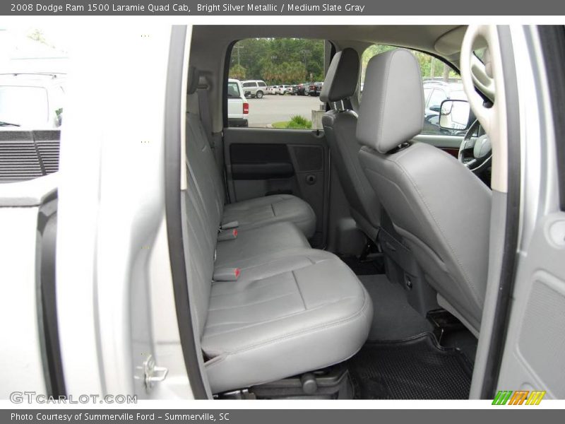 Bright Silver Metallic / Medium Slate Gray 2008 Dodge Ram 1500 Laramie Quad Cab