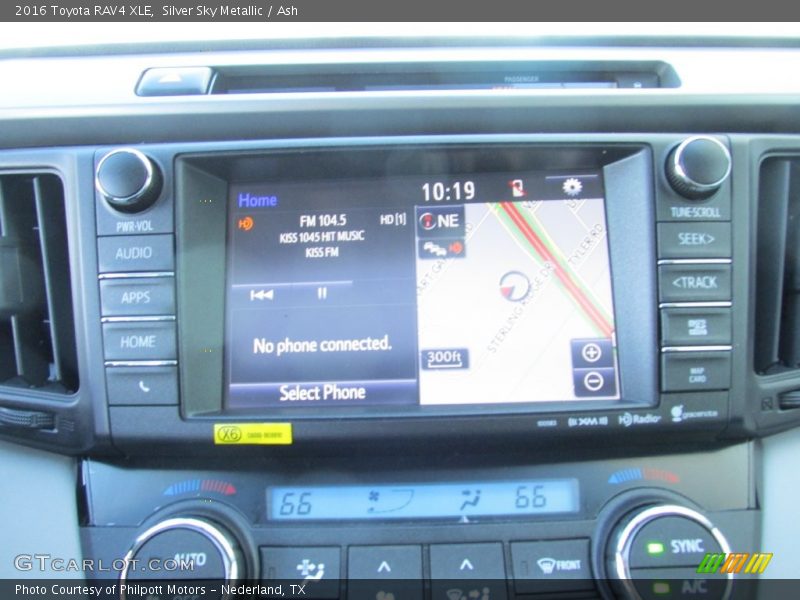 Navigation of 2016 RAV4 XLE