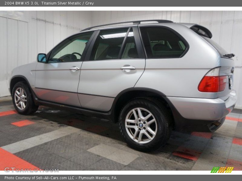 Titanium Silver Metallic / Grey 2004 BMW X5 3.0i