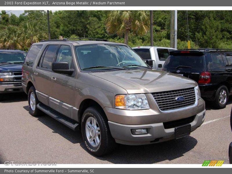 Arizona Beige Metallic / Medium Parchment 2003 Ford Expedition XLT