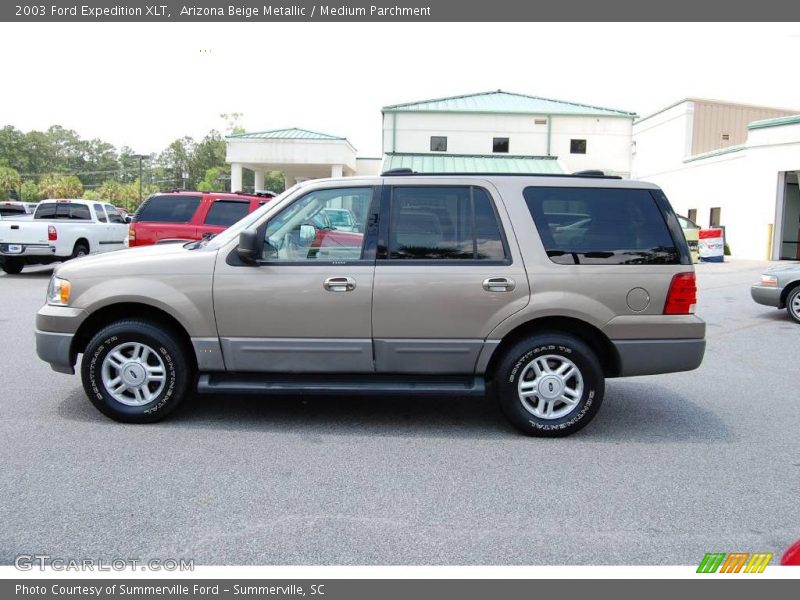Arizona Beige Metallic / Medium Parchment 2003 Ford Expedition XLT