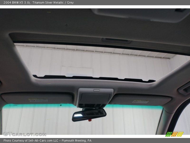 Titanium Silver Metallic / Grey 2004 BMW X5 3.0i