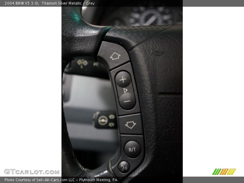 Titanium Silver Metallic / Grey 2004 BMW X5 3.0i