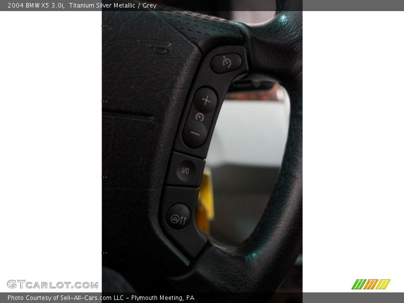Titanium Silver Metallic / Grey 2004 BMW X5 3.0i