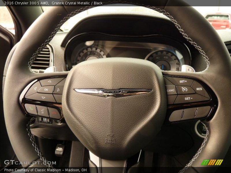 Granite Crystal Metallic / Black 2016 Chrysler 300 S AWD