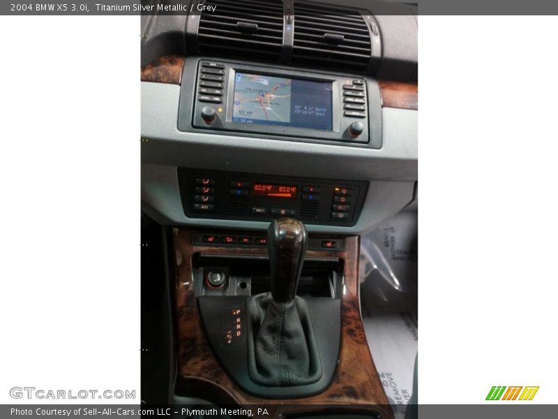 Titanium Silver Metallic / Grey 2004 BMW X5 3.0i