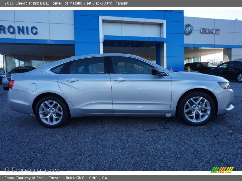 Silver Ice Metallic / Jet Black/Dark Titanium 2016 Chevrolet Impala LS