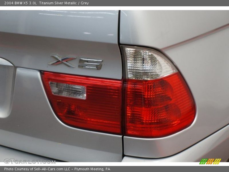 Titanium Silver Metallic / Grey 2004 BMW X5 3.0i