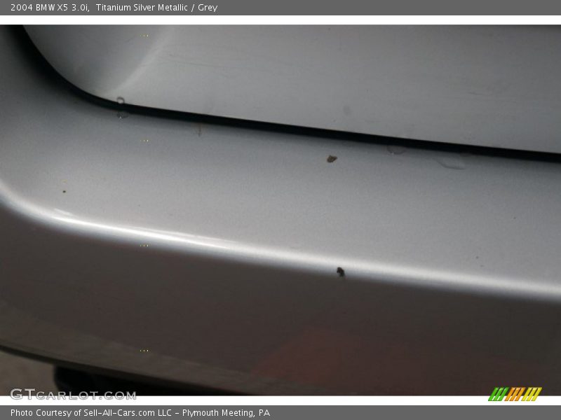 Titanium Silver Metallic / Grey 2004 BMW X5 3.0i