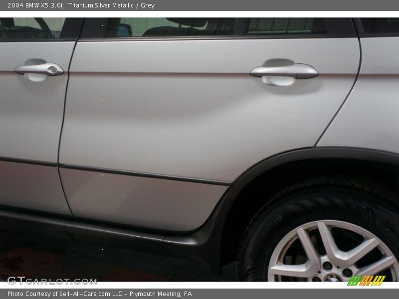 Titanium Silver Metallic / Grey 2004 BMW X5 3.0i