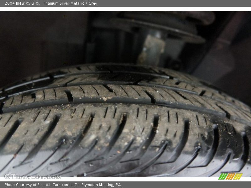 Titanium Silver Metallic / Grey 2004 BMW X5 3.0i