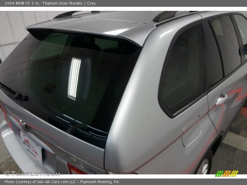 Titanium Silver Metallic / Grey 2004 BMW X5 3.0i