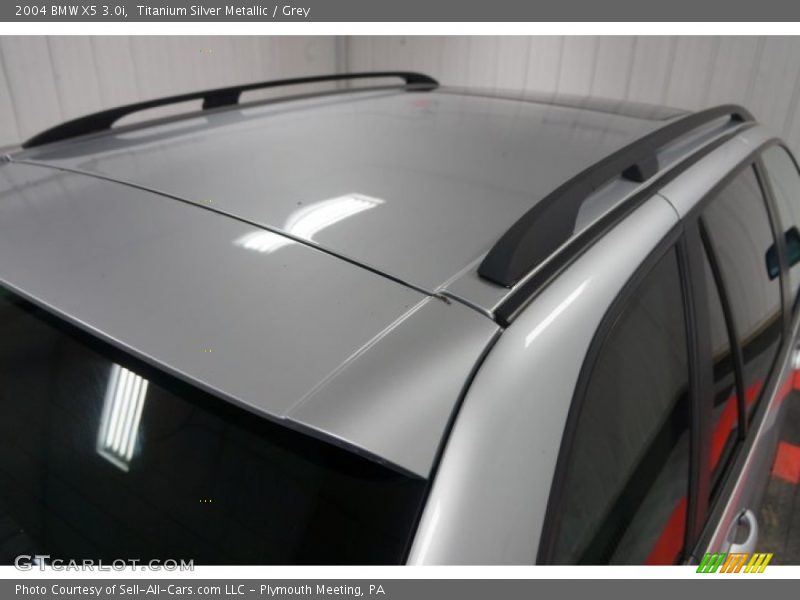 Titanium Silver Metallic / Grey 2004 BMW X5 3.0i
