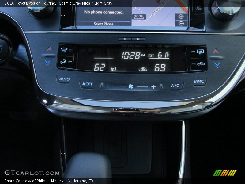 Cosmic Gray Mica / Light Gray 2016 Toyota Avalon Touring