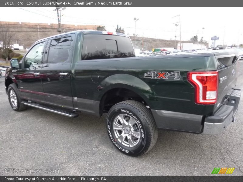 Green Gem / Medium Earth Gray 2016 Ford F150 XLT SuperCrew 4x4