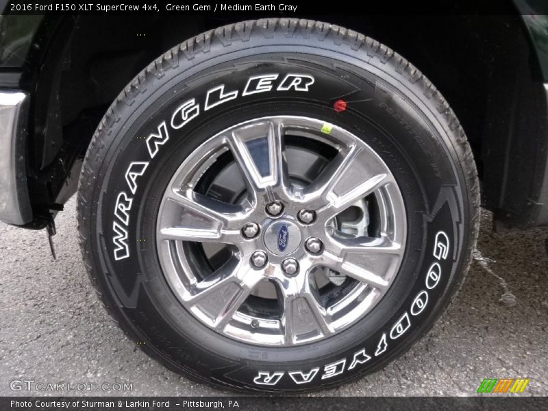 Green Gem / Medium Earth Gray 2016 Ford F150 XLT SuperCrew 4x4