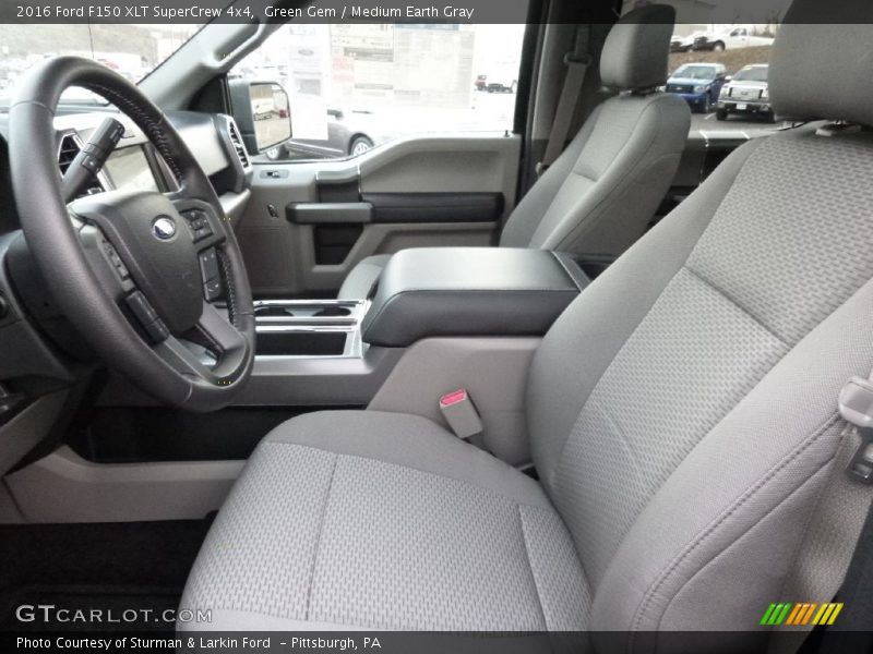 Green Gem / Medium Earth Gray 2016 Ford F150 XLT SuperCrew 4x4