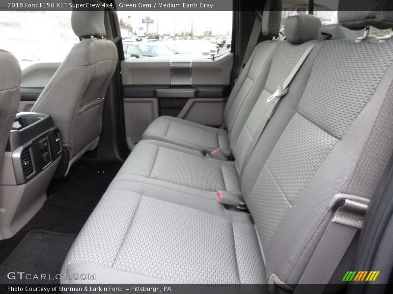 Green Gem / Medium Earth Gray 2016 Ford F150 XLT SuperCrew 4x4