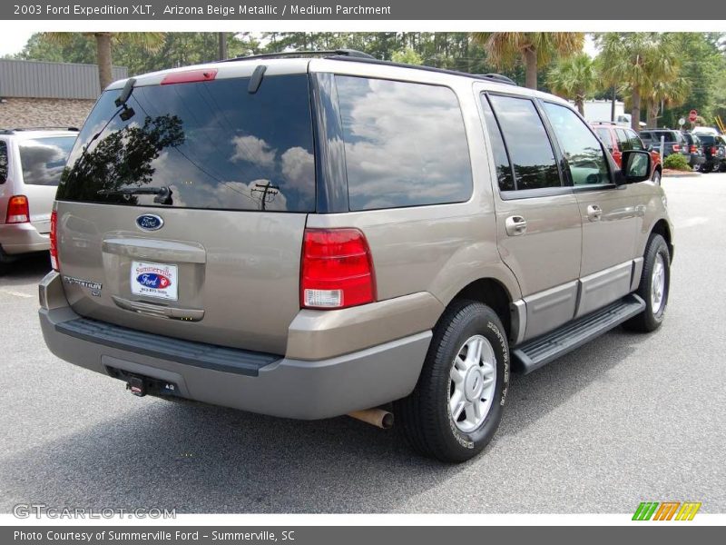 Arizona Beige Metallic / Medium Parchment 2003 Ford Expedition XLT