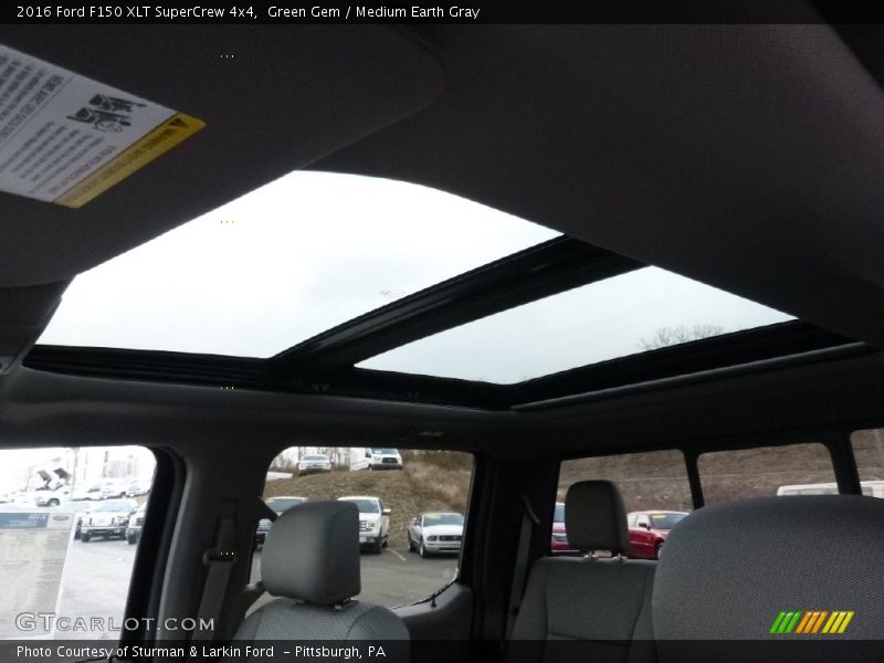 Green Gem / Medium Earth Gray 2016 Ford F150 XLT SuperCrew 4x4