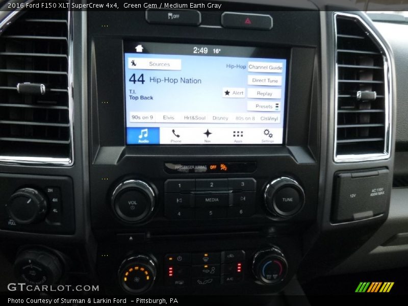 Green Gem / Medium Earth Gray 2016 Ford F150 XLT SuperCrew 4x4