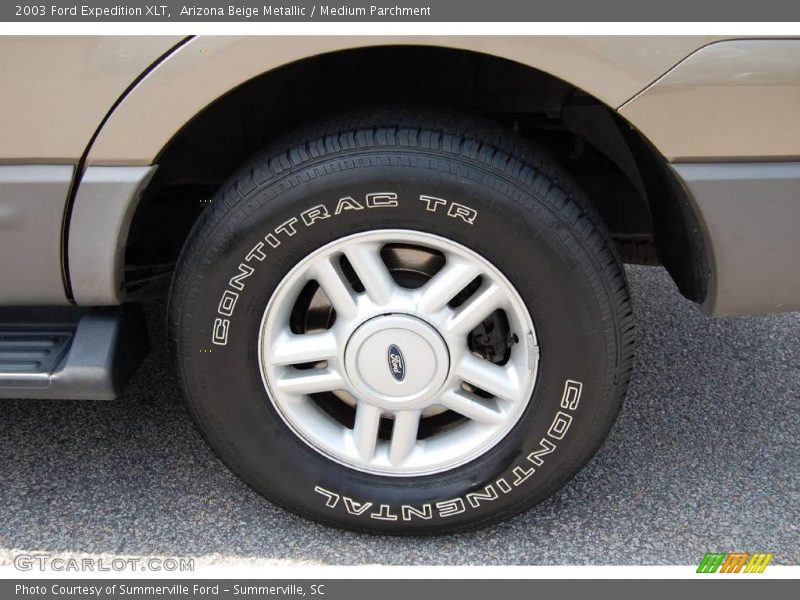 Arizona Beige Metallic / Medium Parchment 2003 Ford Expedition XLT