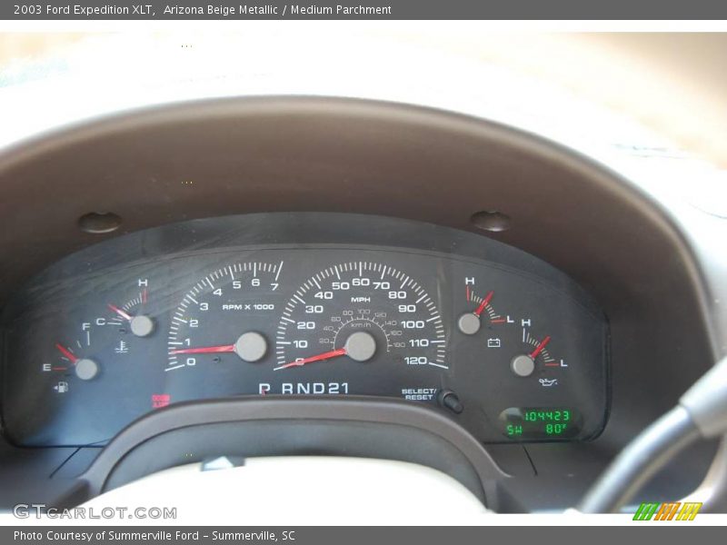 Arizona Beige Metallic / Medium Parchment 2003 Ford Expedition XLT
