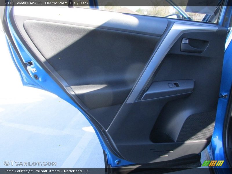 Electric Storm Blue / Black 2016 Toyota RAV4 LE