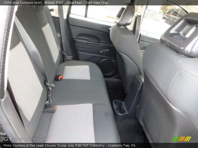 Brilliant Black Crystal Pearl / Dark Slate Gray 2008 Jeep Compass Sport