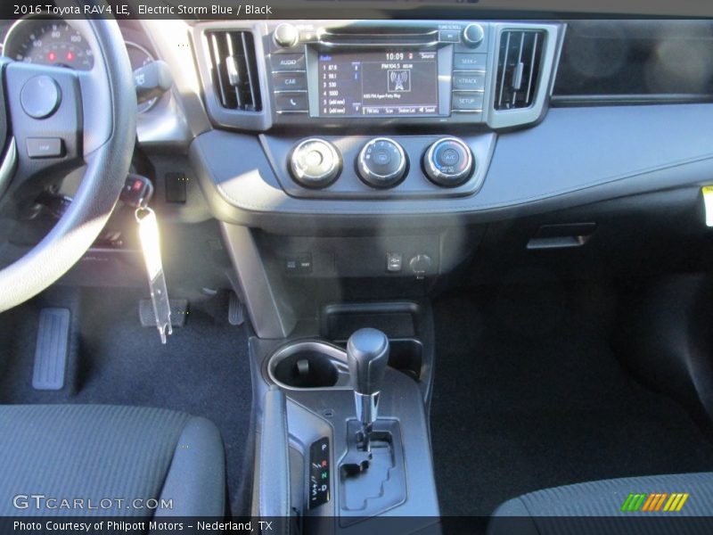 Electric Storm Blue / Black 2016 Toyota RAV4 LE