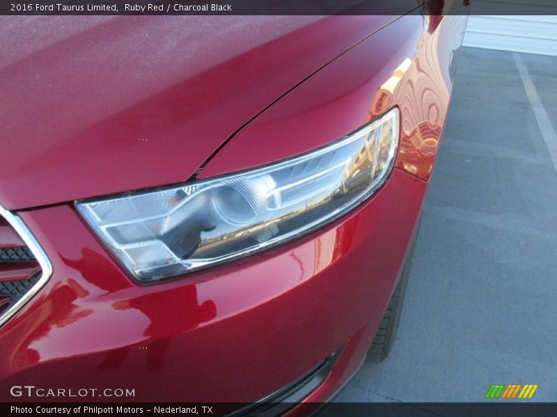 Ruby Red / Charcoal Black 2016 Ford Taurus Limited