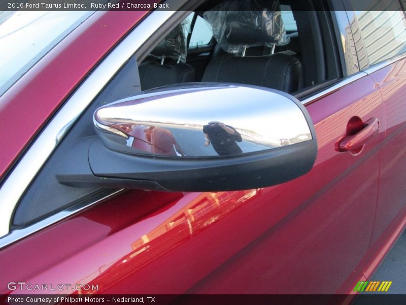 Ruby Red / Charcoal Black 2016 Ford Taurus Limited