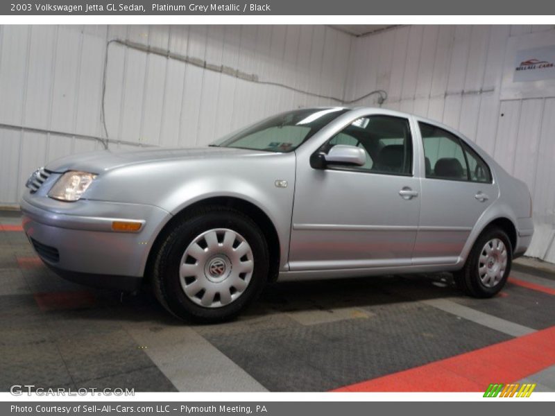 Platinum Grey Metallic / Black 2003 Volkswagen Jetta GL Sedan