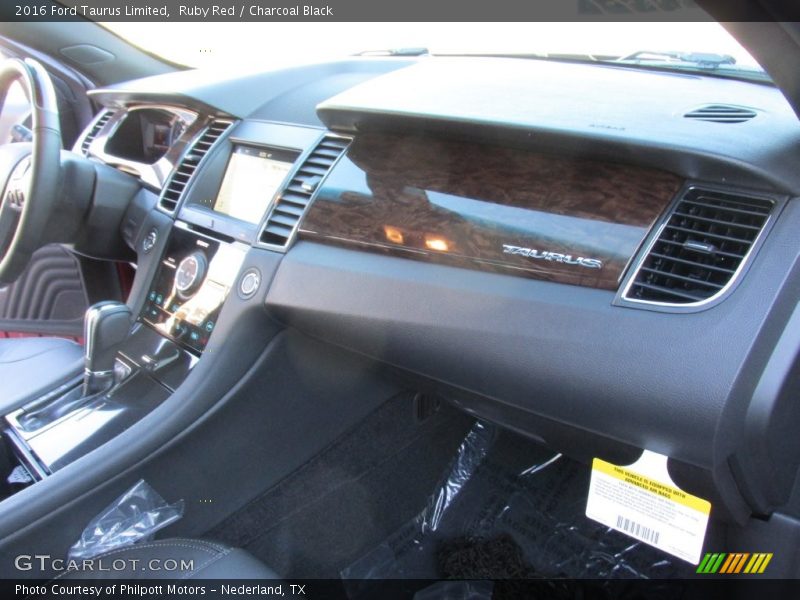 Ruby Red / Charcoal Black 2016 Ford Taurus Limited