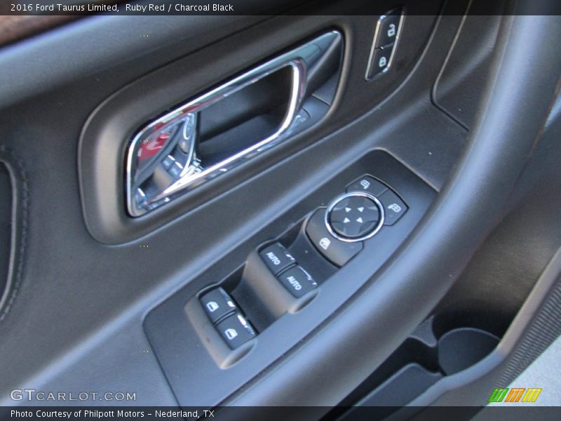 Ruby Red / Charcoal Black 2016 Ford Taurus Limited
