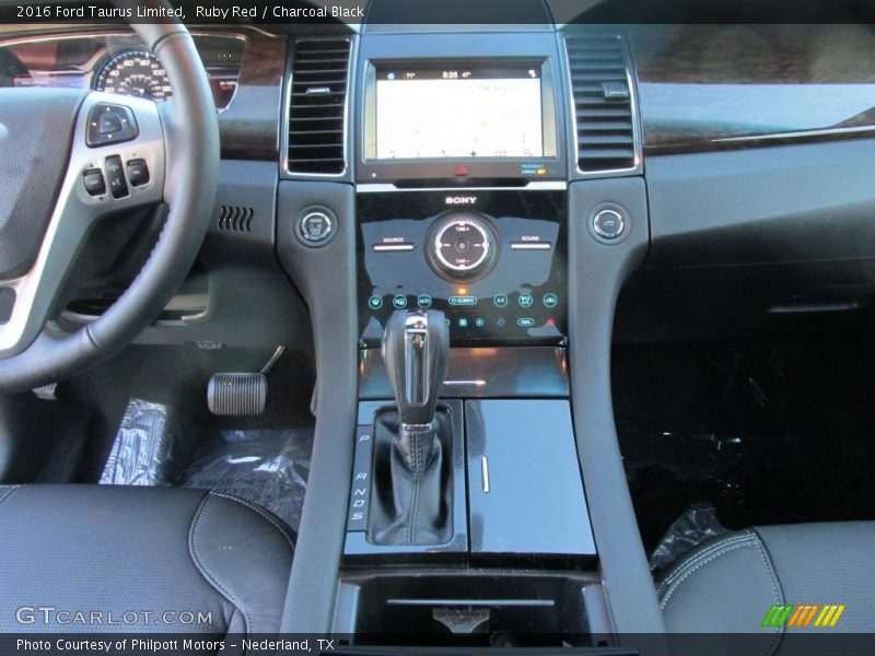 Ruby Red / Charcoal Black 2016 Ford Taurus Limited