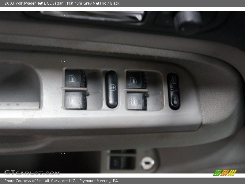 Platinum Grey Metallic / Black 2003 Volkswagen Jetta GL Sedan