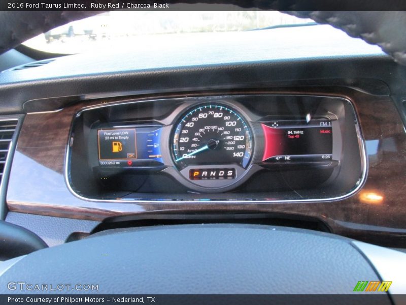 Ruby Red / Charcoal Black 2016 Ford Taurus Limited