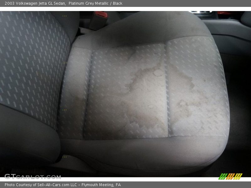 Platinum Grey Metallic / Black 2003 Volkswagen Jetta GL Sedan