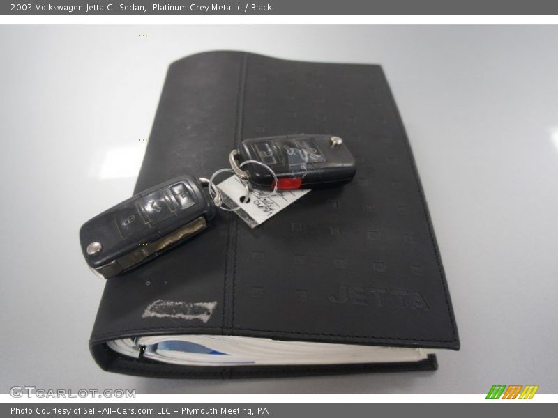 Platinum Grey Metallic / Black 2003 Volkswagen Jetta GL Sedan