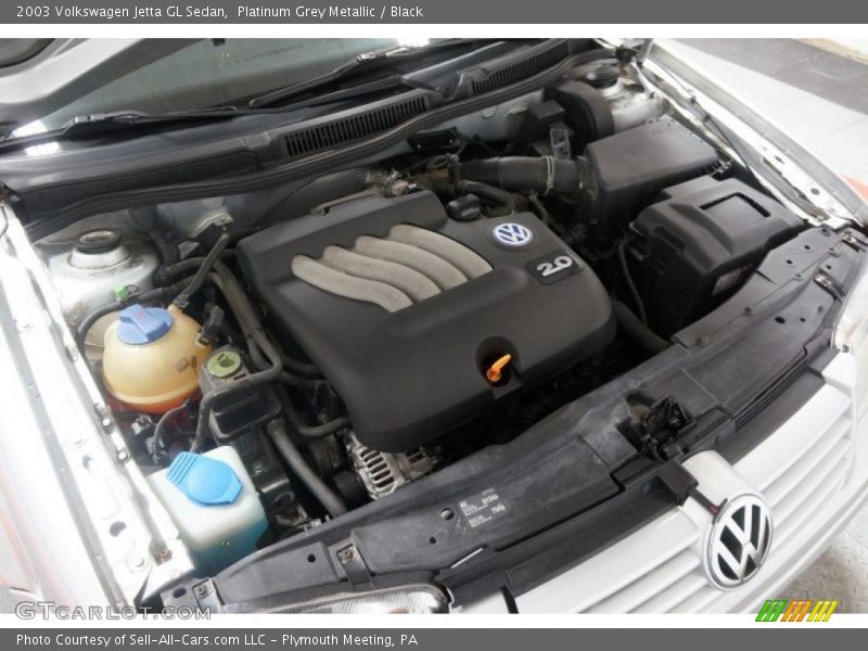 Platinum Grey Metallic / Black 2003 Volkswagen Jetta GL Sedan