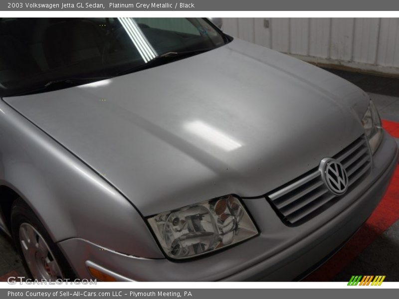 Platinum Grey Metallic / Black 2003 Volkswagen Jetta GL Sedan