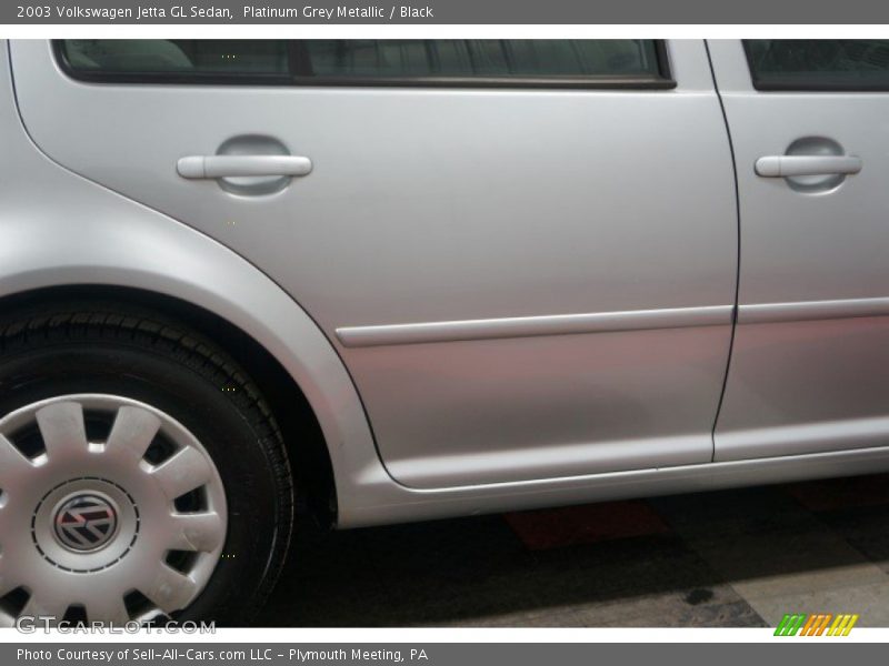Platinum Grey Metallic / Black 2003 Volkswagen Jetta GL Sedan