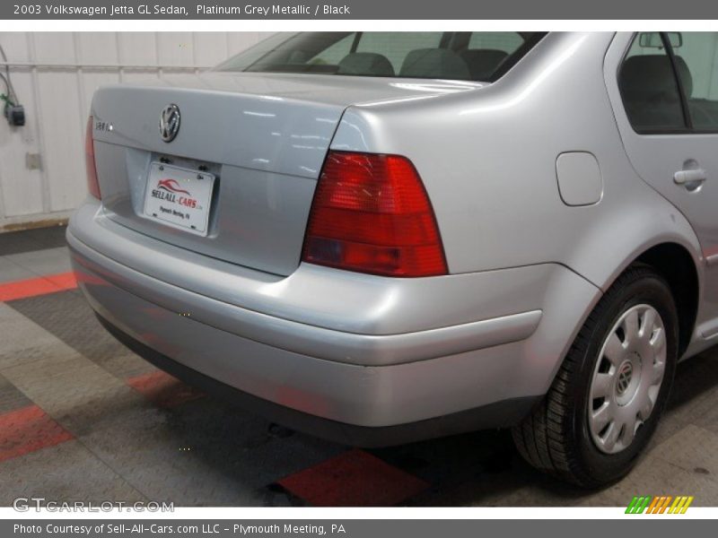 Platinum Grey Metallic / Black 2003 Volkswagen Jetta GL Sedan