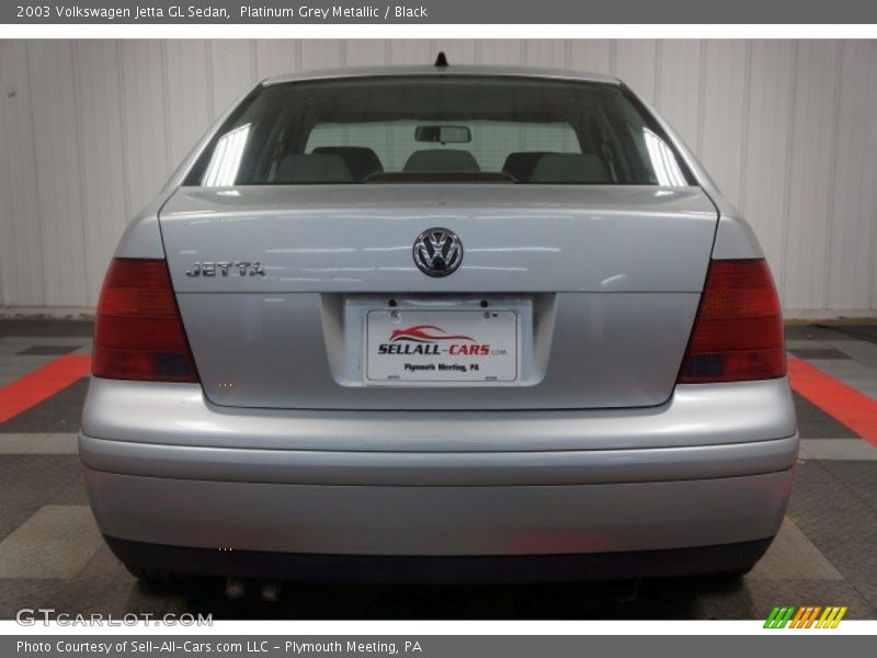 Platinum Grey Metallic / Black 2003 Volkswagen Jetta GL Sedan
