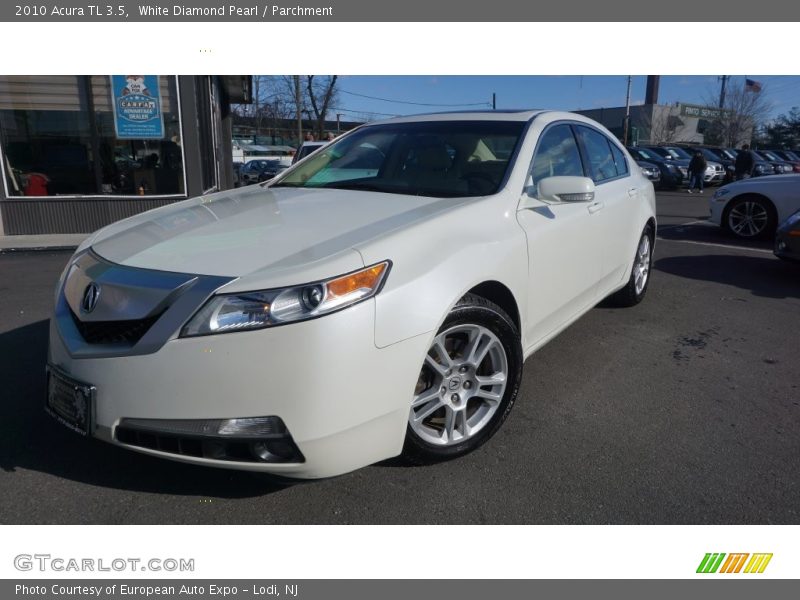 White Diamond Pearl / Parchment 2010 Acura TL 3.5