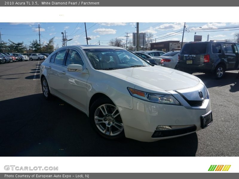 White Diamond Pearl / Parchment 2010 Acura TL 3.5