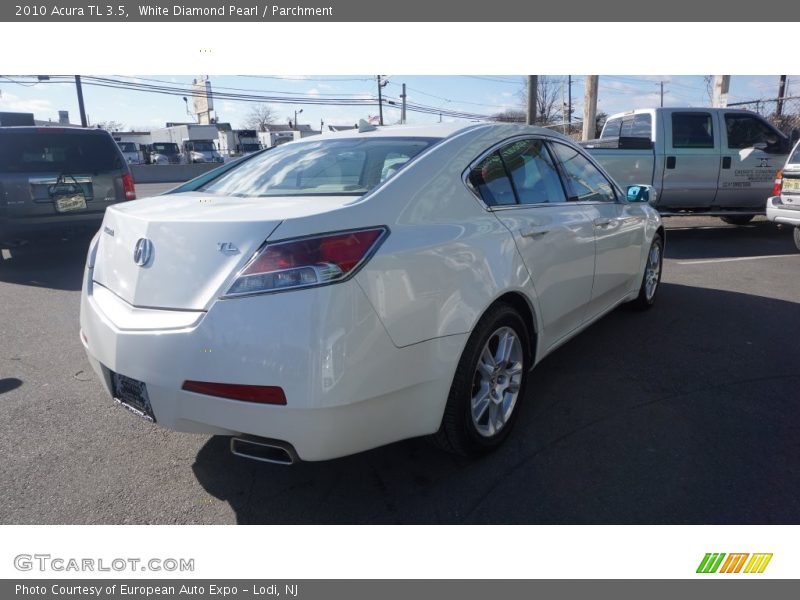 White Diamond Pearl / Parchment 2010 Acura TL 3.5