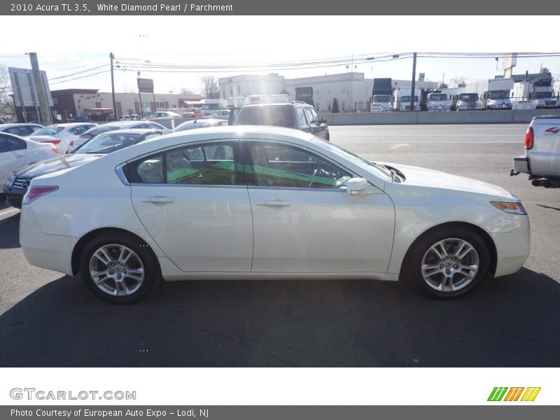 White Diamond Pearl / Parchment 2010 Acura TL 3.5